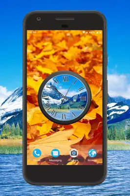 Beautiful Clock Live Wallpaper android App screenshot 2